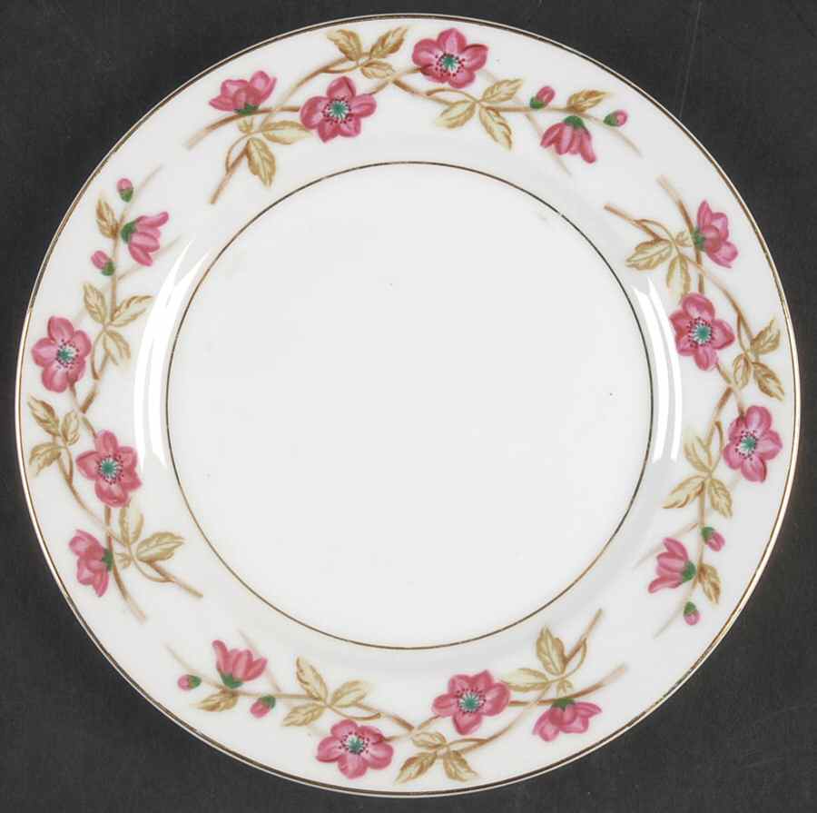 Briar Rose Bread & Butter Plate by Valmont-1