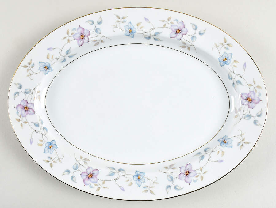 Celeste 14" Oval Serving Platter by Valmont-1