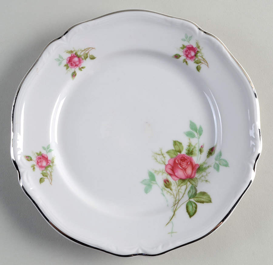 Provincial Rose (Germany) Salad Plate by Victoria (Germany)-1