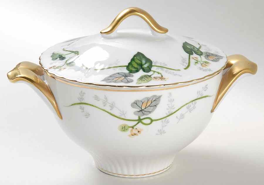 Granada Sugar Bowl & Lid by Victorian (Japan)-1