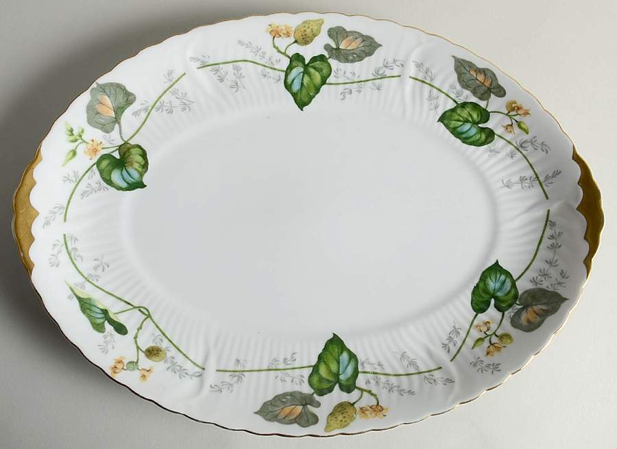 Granada 14" Oval Serving Platter by Victorian (Japan)-1