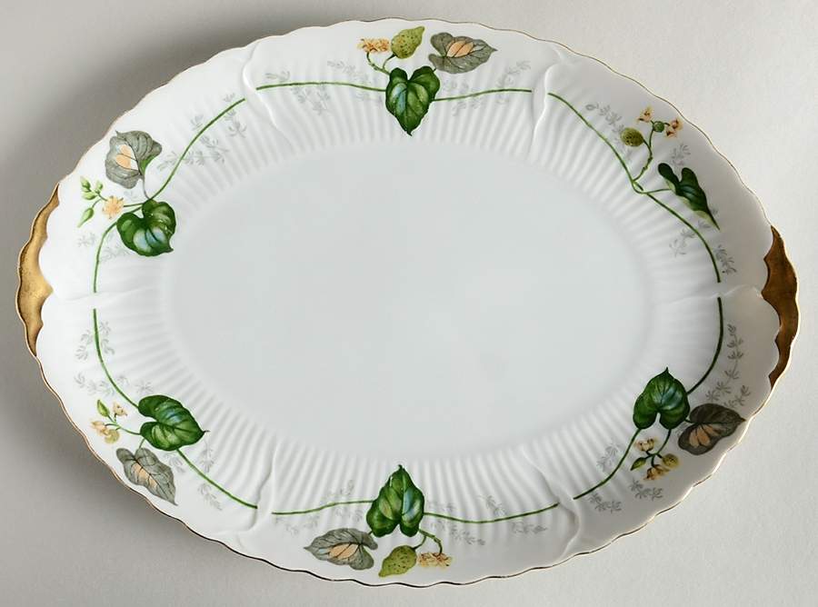 Granada 12" Oval Serving Platter by Victorian (Japan)-1