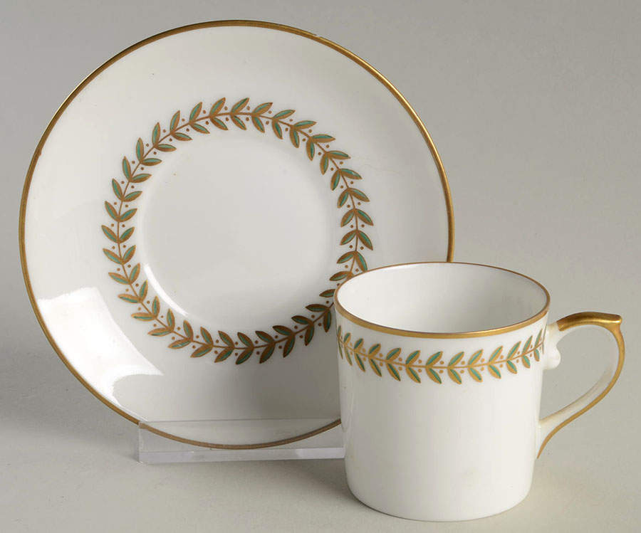 Maria Flat Demitasse Cup & Saucer Set by Vista Alegre-1
