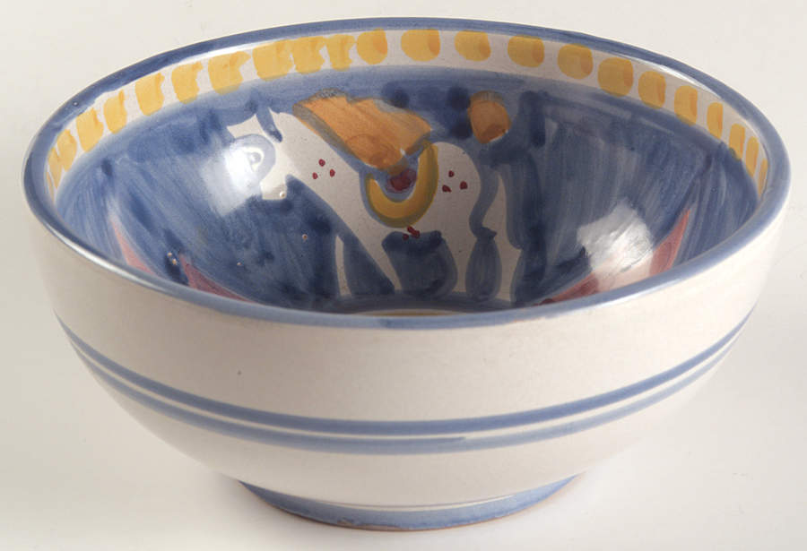 Campagna Horse (Cavallo) Soup/Cereal Bowl by Ceramica Artistica (CAS Vietri)-1