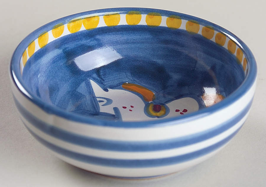 Campagna Horse (Cavallo) Condiment Bowl by Ceramica Artistica (CAS Vietri)-1