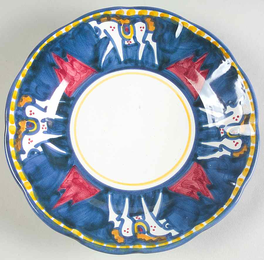Campagna Horse (Cavallo) Salad Plate by Ceramica Artistica (CAS Vietri)-1