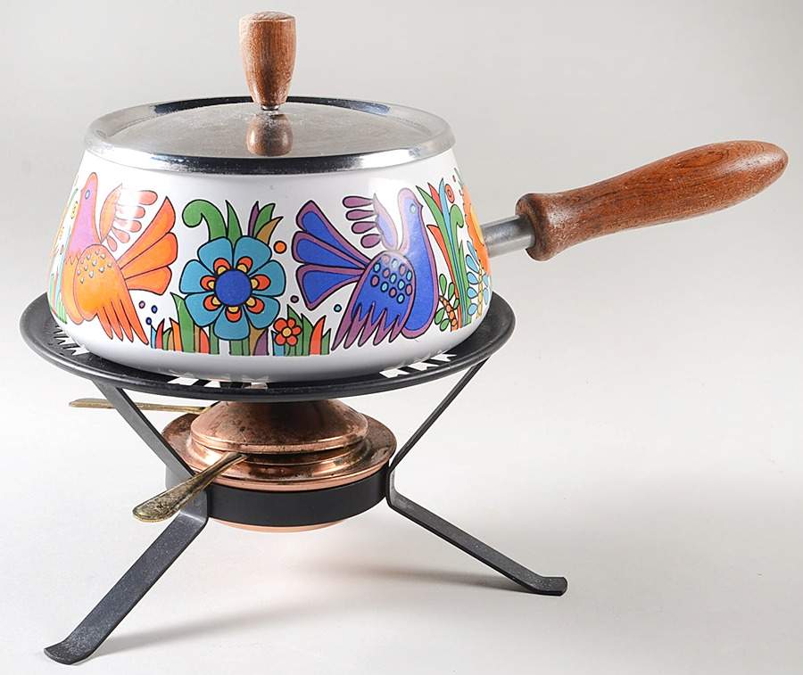 Acapulco (Older, Milano Shape) Metal Fondue & Warmer Stand by Villeroy & Boch-1