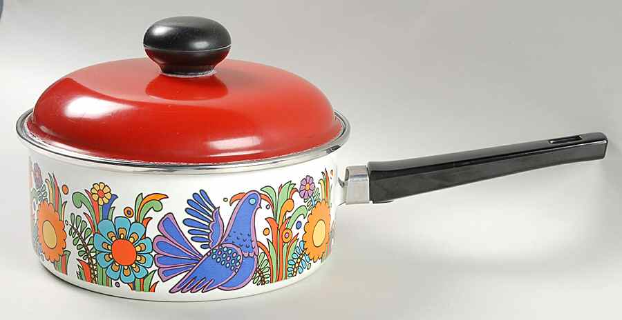 Acapulco (Older, Milano Shape) 2 Quart Metal Covered Saucepan by Villeroy & Boch-1