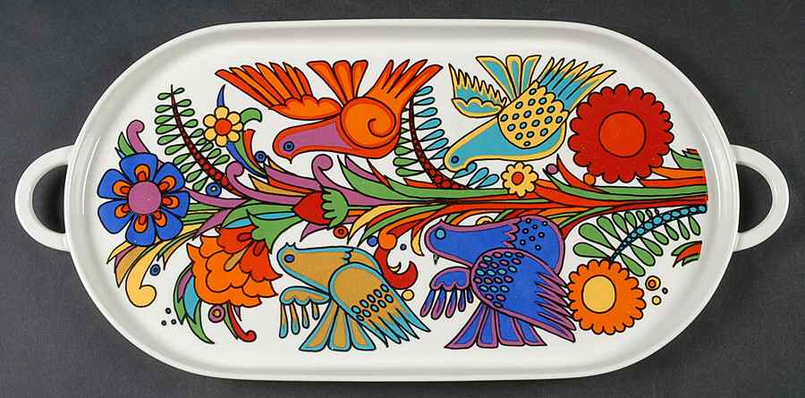 Acapulco (Older, Milano Shape) 14" Oval Serving Platter by Villeroy & Boch-1