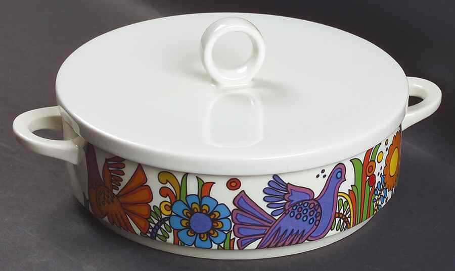 Acapulco (Older, Milano Shape) 1 Qt Round Covered Casserole by Villeroy & Boch-1