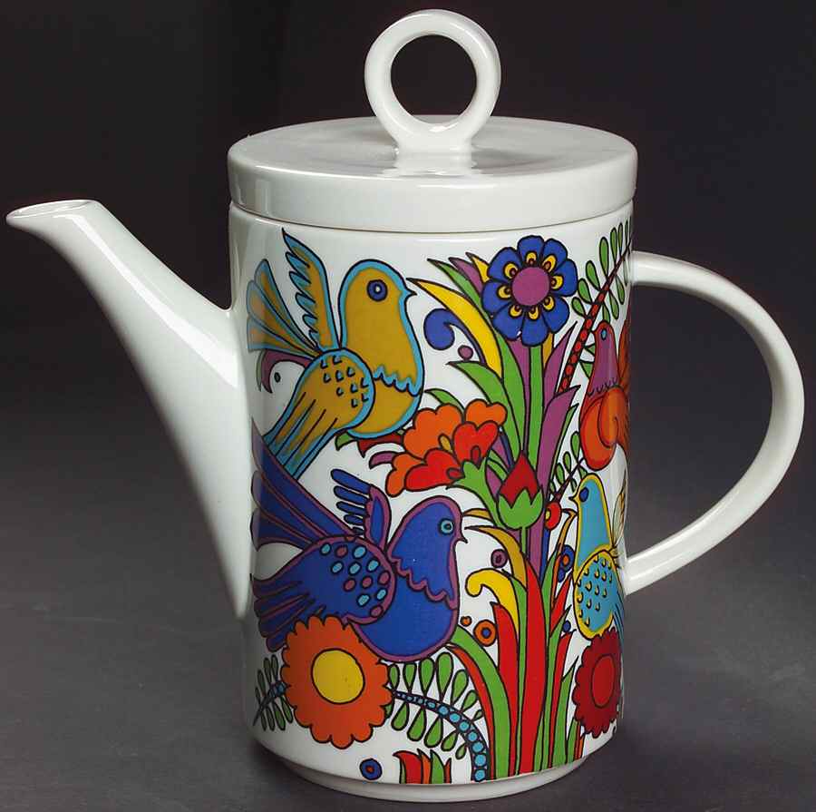 Acapulco (Older, Milano Shape) Mini Coffee Pot & Lid by Villeroy & Boch-1