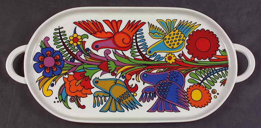 Acapulco (Older, Milano Shape) 11" Oval Serving Platter by Villeroy & Boch-1
