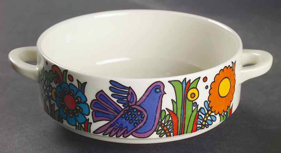 Acapulco (Older, Milano Shape) Flat Cream Soup Bowl by Villeroy & Boch-1