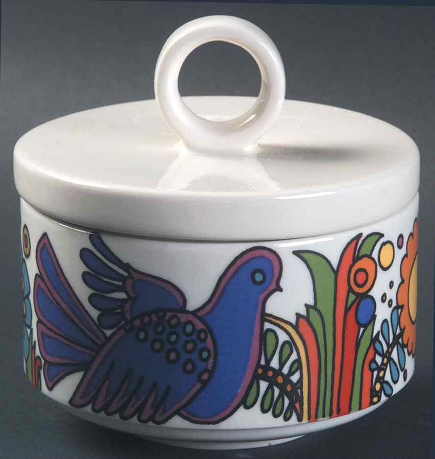 Acapulco (Older, Milano Shape) Sugar Bowl & Lid by Villeroy & Boch-1
