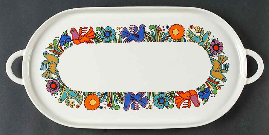 Acapulco (Older, Milano Shape) 14" Oval Serving Platter by Villeroy & Boch-1