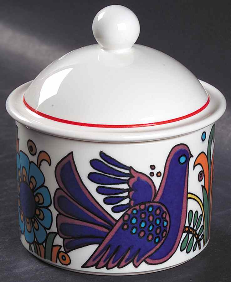 Acapulco (Newer, Roma Shape) Sugar Bowl & Lid by Villeroy & Boch-1