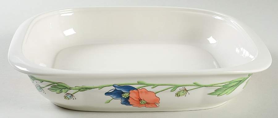 Amapola 2 Quart Square Microwave Baker No Lid by Villeroy & Boch-1