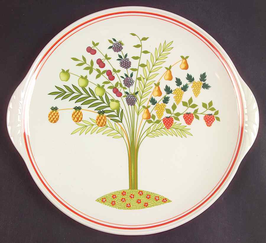 Bon Appetit Handled Cake Plate by Villeroy & Boch-1
