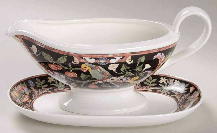 Intarsia Gravy Boat & Underplate/Relish by Villeroy & Boch-1