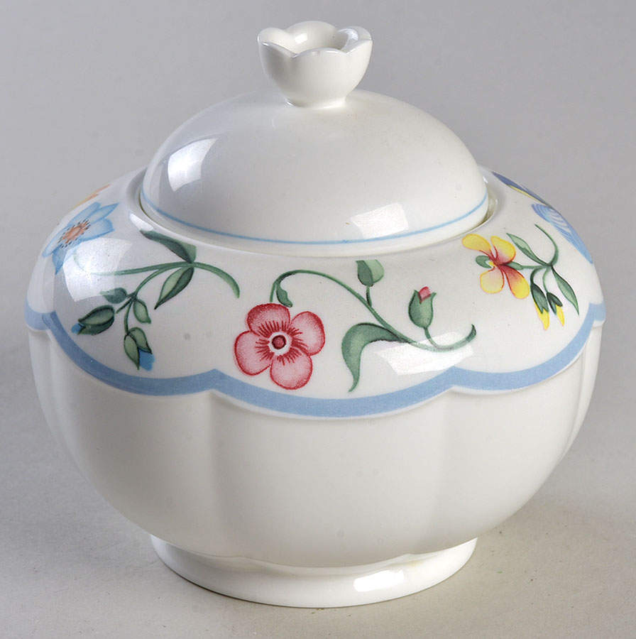 Mariposa (Bone China) Sugar Bowl & Lid by Villeroy & Boch-1
