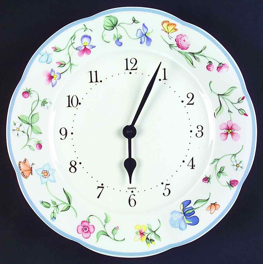Mariposa (Bone China) Clock Plate by Villeroy & Boch-1