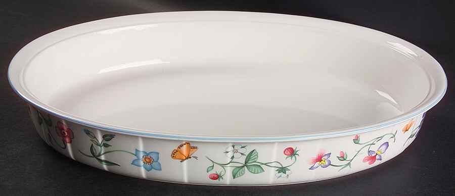 Mariposa (Bone China) 15" Oval Baker by Villeroy & Boch-1