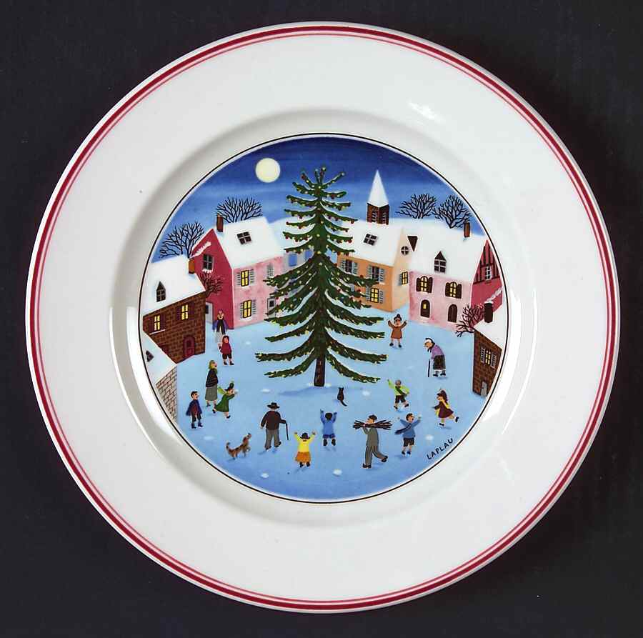 Naif Christmas Salad Plate by Villeroy & Boch-1