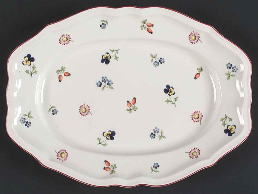 Petite Fleur 11" Oval Serving Platter by Villeroy & Boch-1
