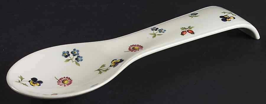 Petite Fleur Spoon Rest/Holder (Holds 1 Spoon) by Villeroy & Boch-1