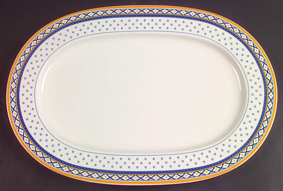 Perpignan 16" Oval Serving Platter by Villeroy & Boch-1