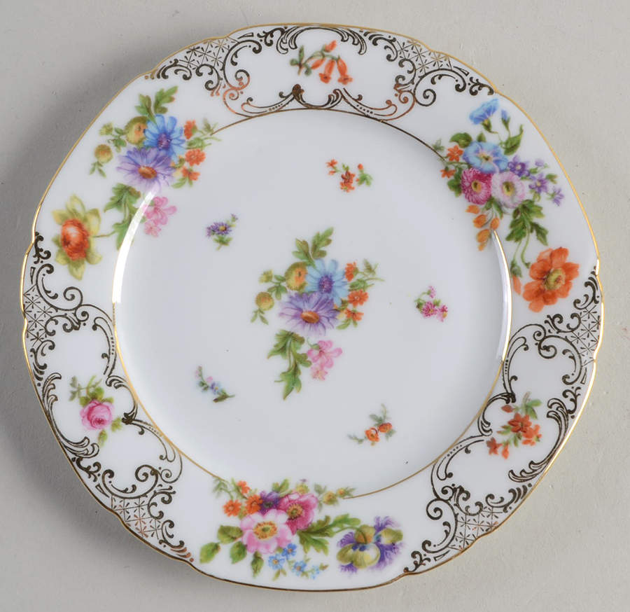 VIT3 Bread & Butter Plate by Victoria (Czech)-1