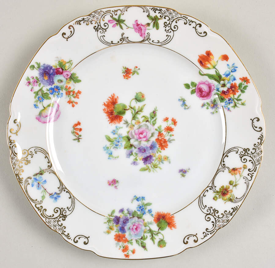 VIT3 Luncheon Plate by Victoria (Czech)-1