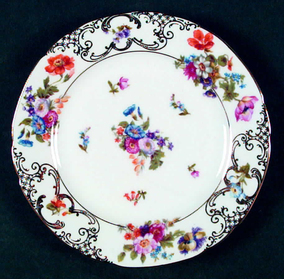 VIT3 Bread & Butter Plate by Victoria (Czech)-1