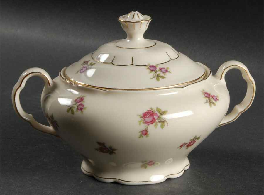 270 Sugar Bowl & Lid by Victoria (Czech)-1