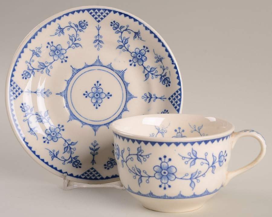 VKI1 Flat Cup & Saucer Set by Viking-1