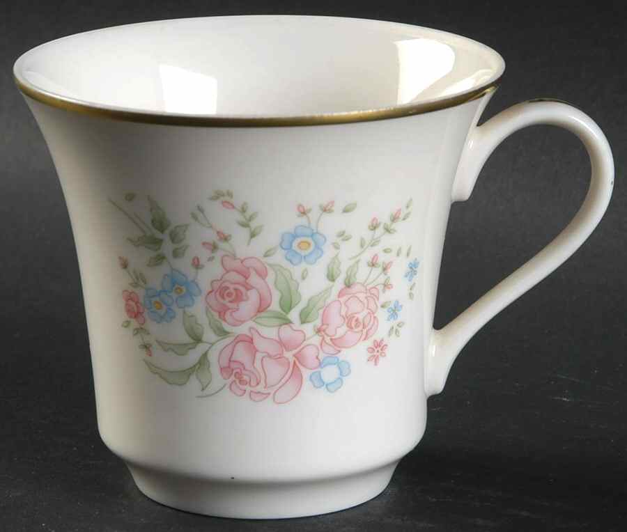 Chelsea Flowers Flat Cup by Viletta-1