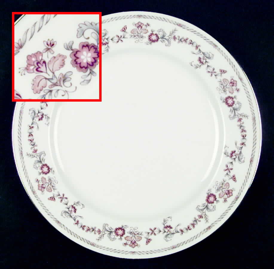 St. Regis (Platinum Trim) Dinner Plate by Viletta-1