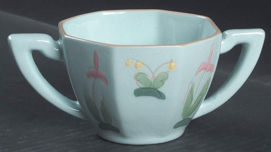 Persian Octagonal Open Sugar Bowl by Vally Werner-1