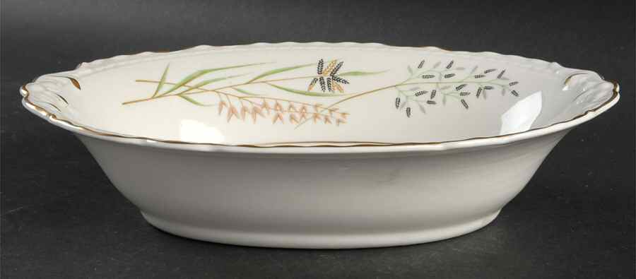 Amaryllis 10" Oval Vegetable Bowl by Vogue-1