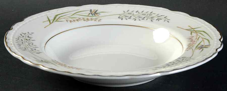 Amaryllis Rim Soup Bowl by Vogue-1