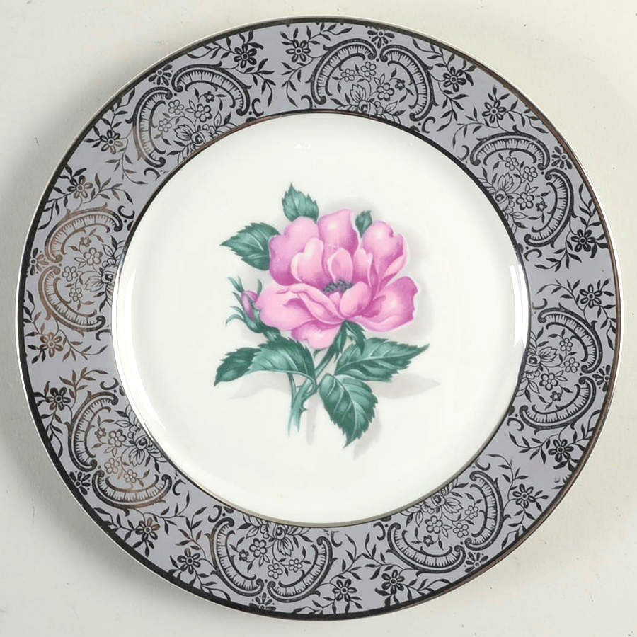 Silver Lace Salad Plate by Vogue-1