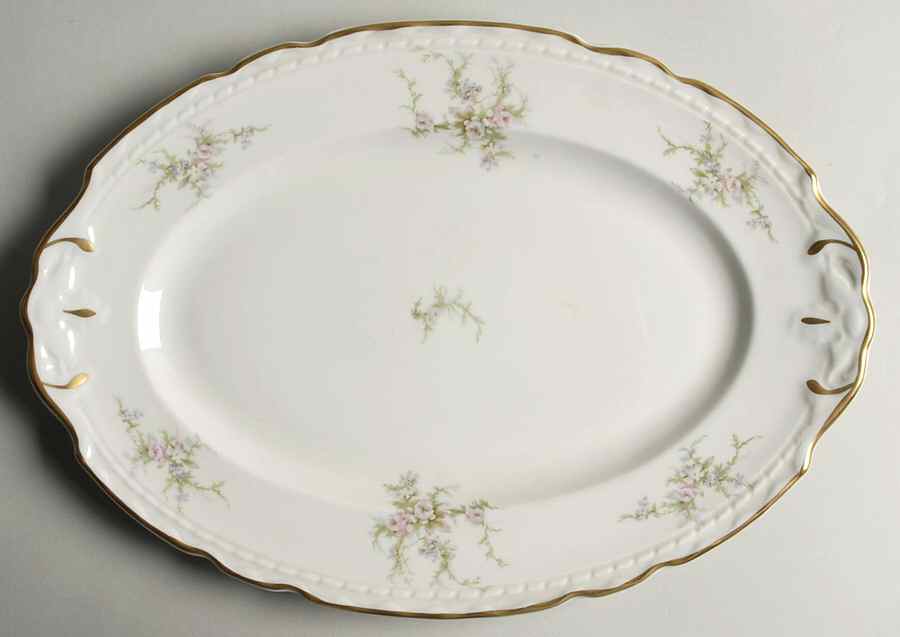 Susanna 13" Oval Serving Platter by Vogue-1