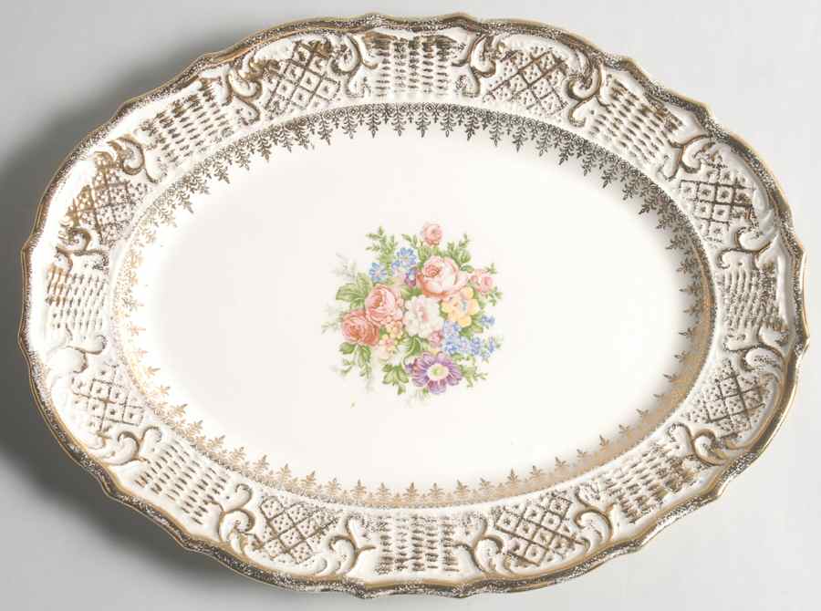 VOG17 13" Oval Serving Platter by Vogue-1