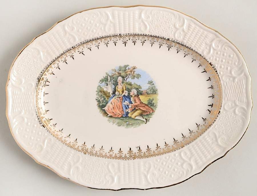 VOG7 11" Oval Serving Platter by Vogue-1