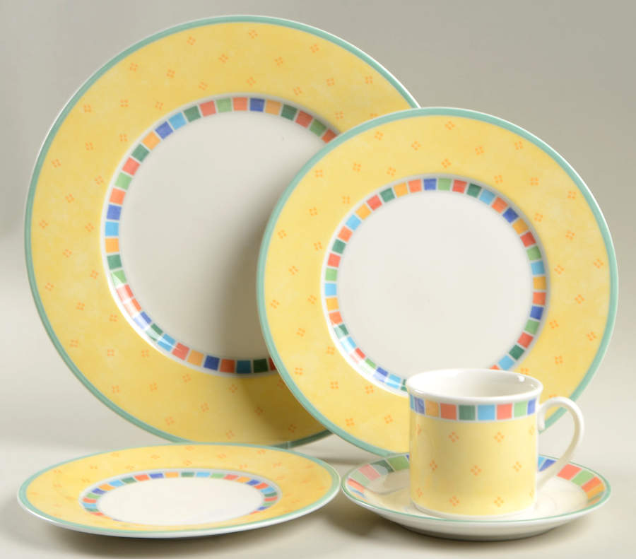 Twist Alea Limone 5 Piece Place Setting by Villeroy & Boch-1