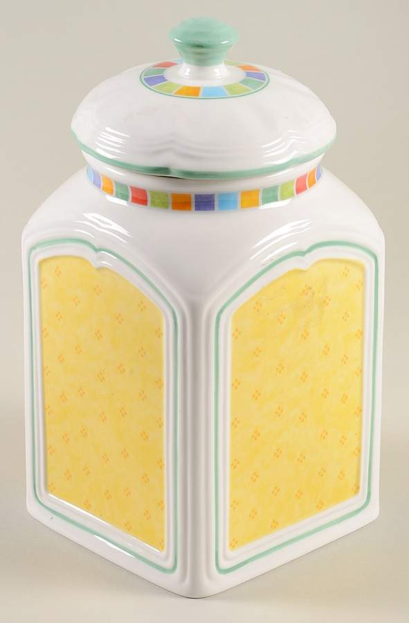 Twist Alea Limone Large Canister & Lid by Villeroy & Boch-1