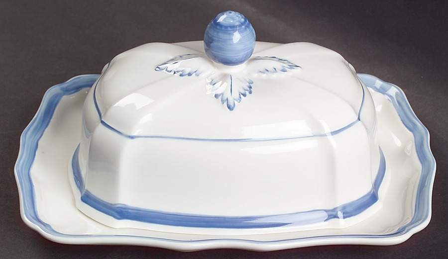Casa Azul Rectangular Covered Butter by Villeroy & Boch-1