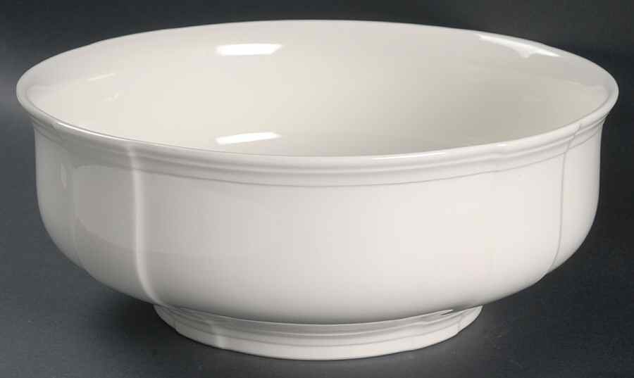 Chambord (White, Fine China) 9" Round Vegetable Bowl by Villeroy & Boch-1