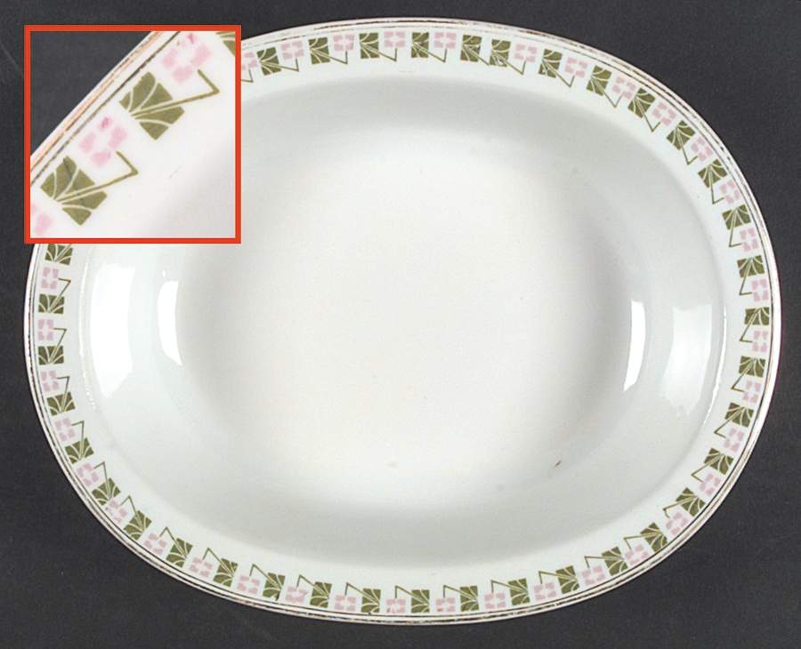 The Granada 9" Oval Vegetable Bowl by Vienna-1