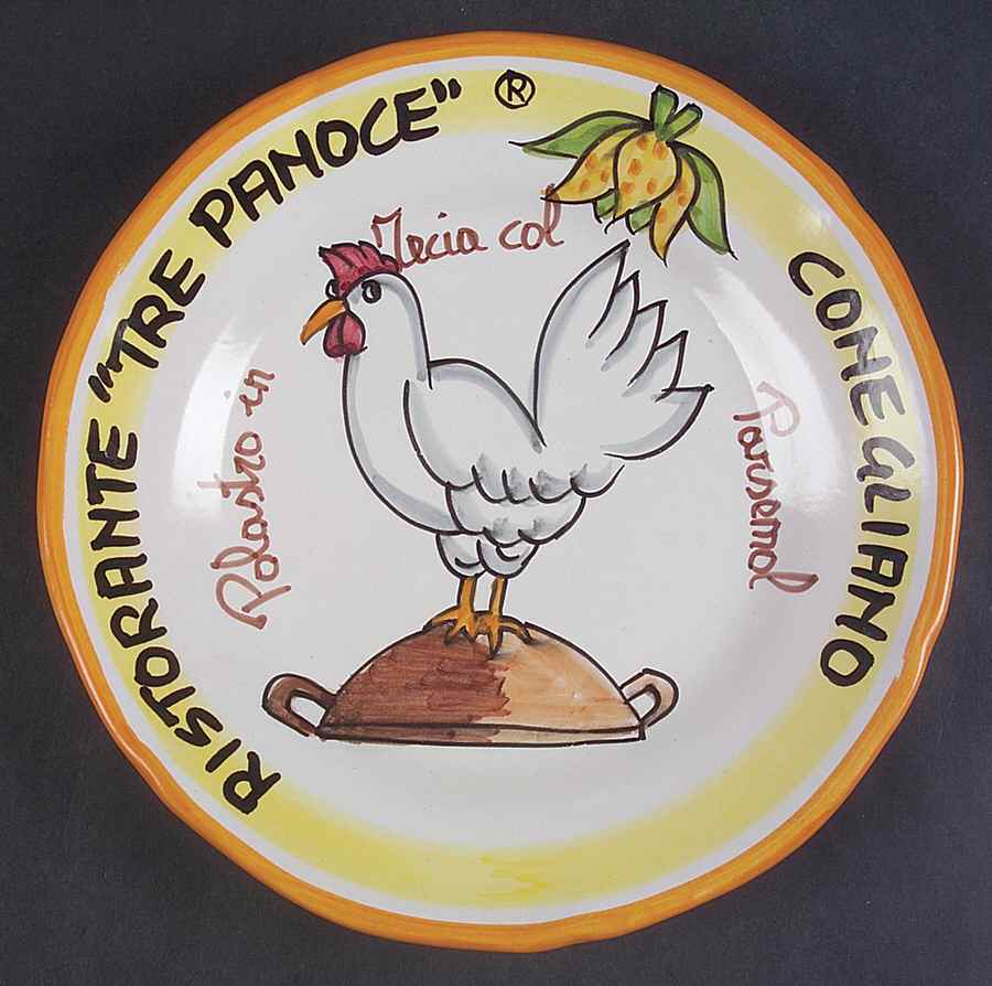 Ristorante Luncheon Plate by Vietri (Italy)-1